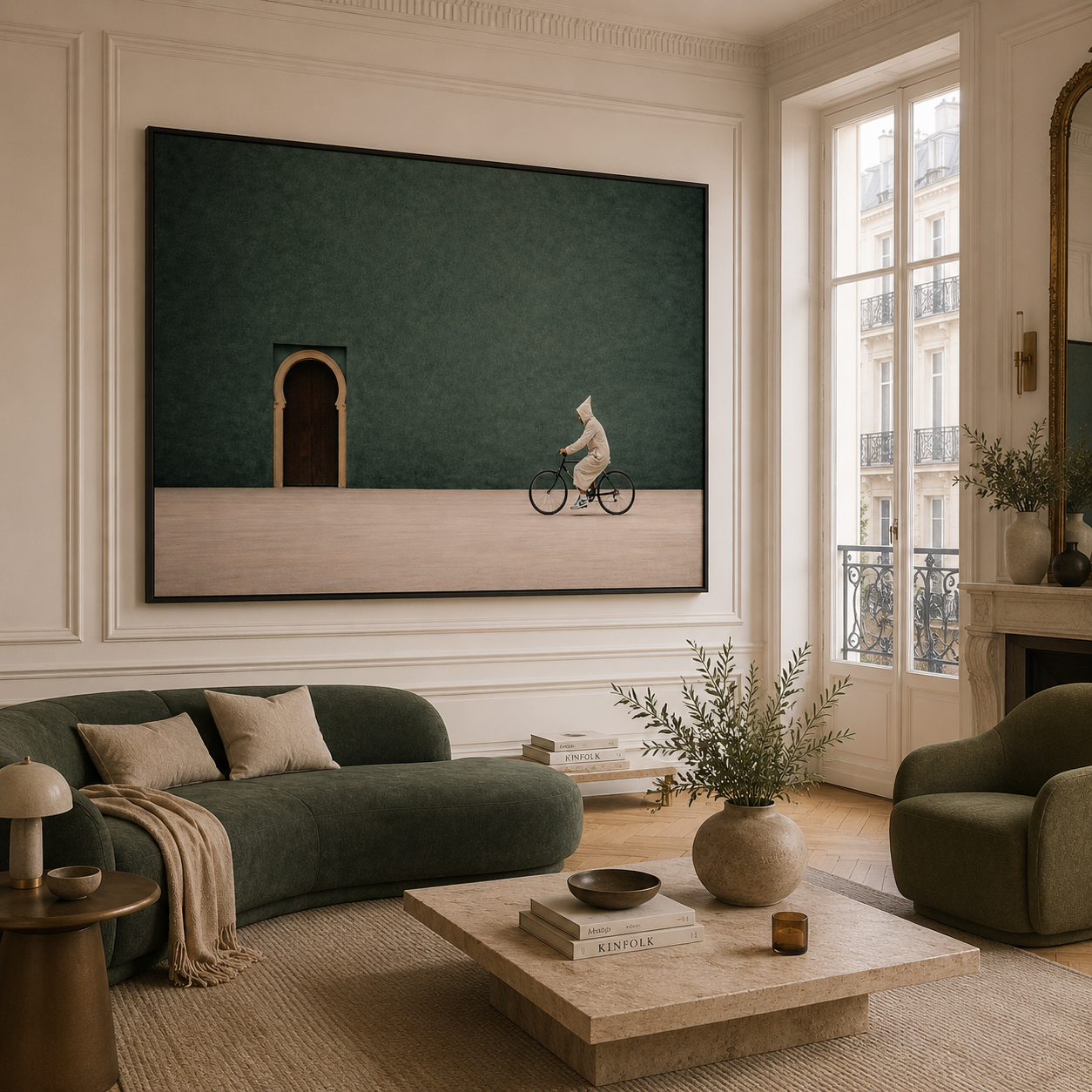 Moroccan Painting – Absolute Green