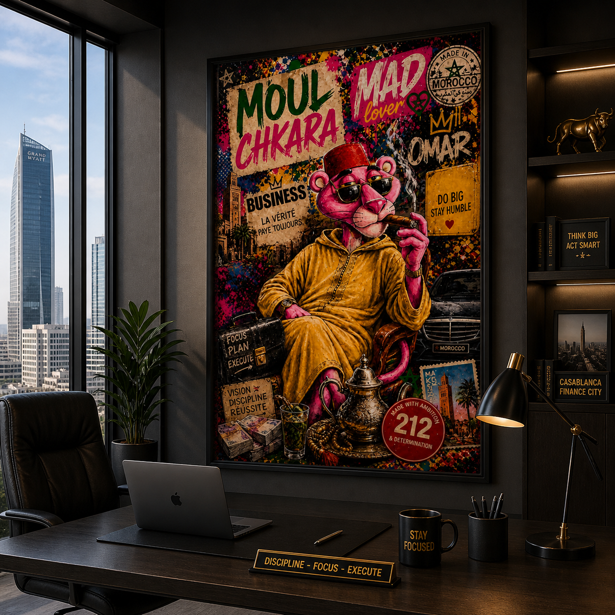 Moroccan Painting – Moul Chkara Pop Art