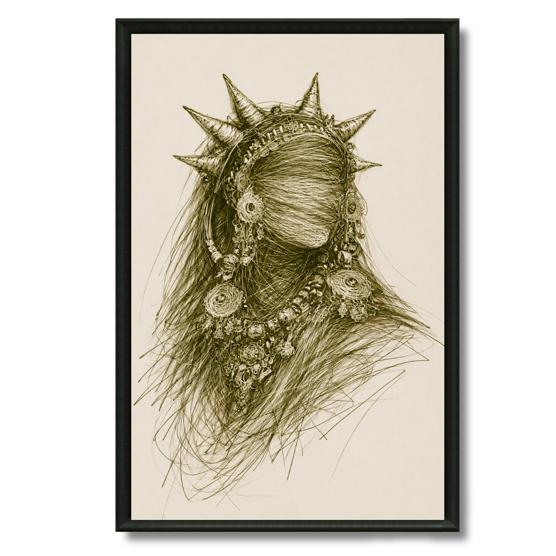 Moroccan Painting - Amazigh Draw