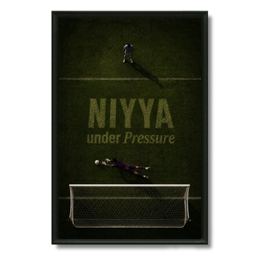 Tableau CDM NIYYA under Pressure football Maroc typographie