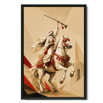 Moroccan painting – old Moroccan man