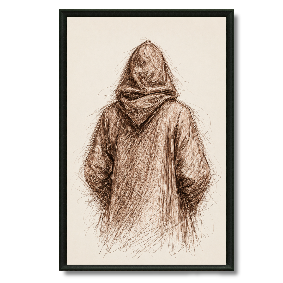 Moroccan Painting – Jellaba Draw