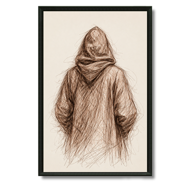 Moroccan Painting – Jellaba Draw