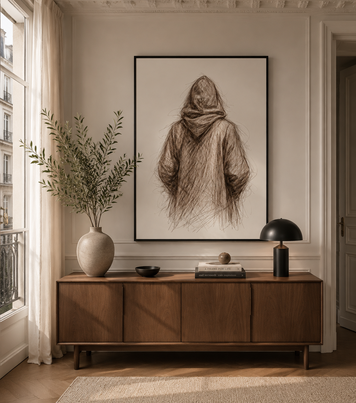 Moroccan Painting – Jellaba Draw