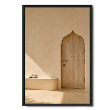 Tableau marocain – Les babouches du Riad – XS : 30x20cm, Tableau en toile, Pas de cadre