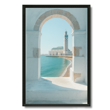Moroccan Painting - View of Casablanca Mosque