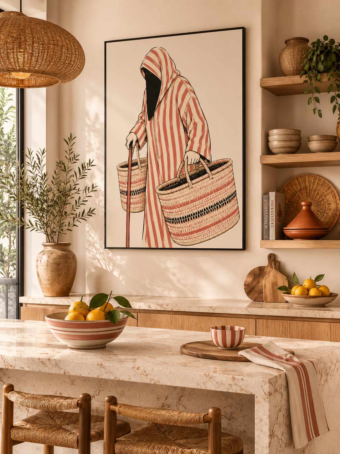 Moroccan Painting – Lhajja Illustration