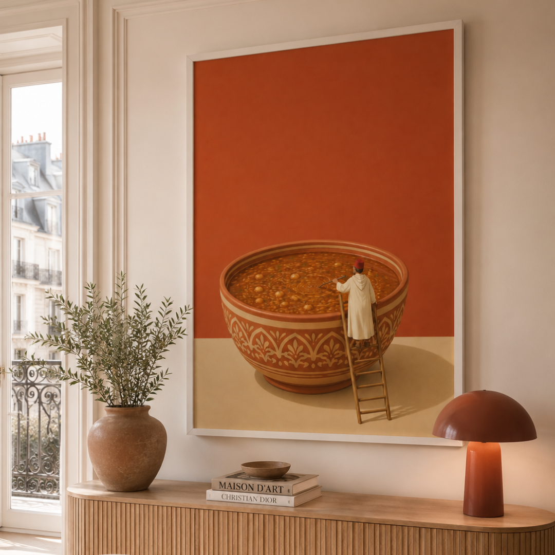 Moroccan painting – Moroccan love