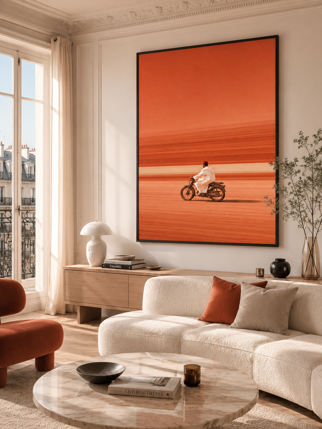 Moroccan Painting – The Moroccan - Terracotta