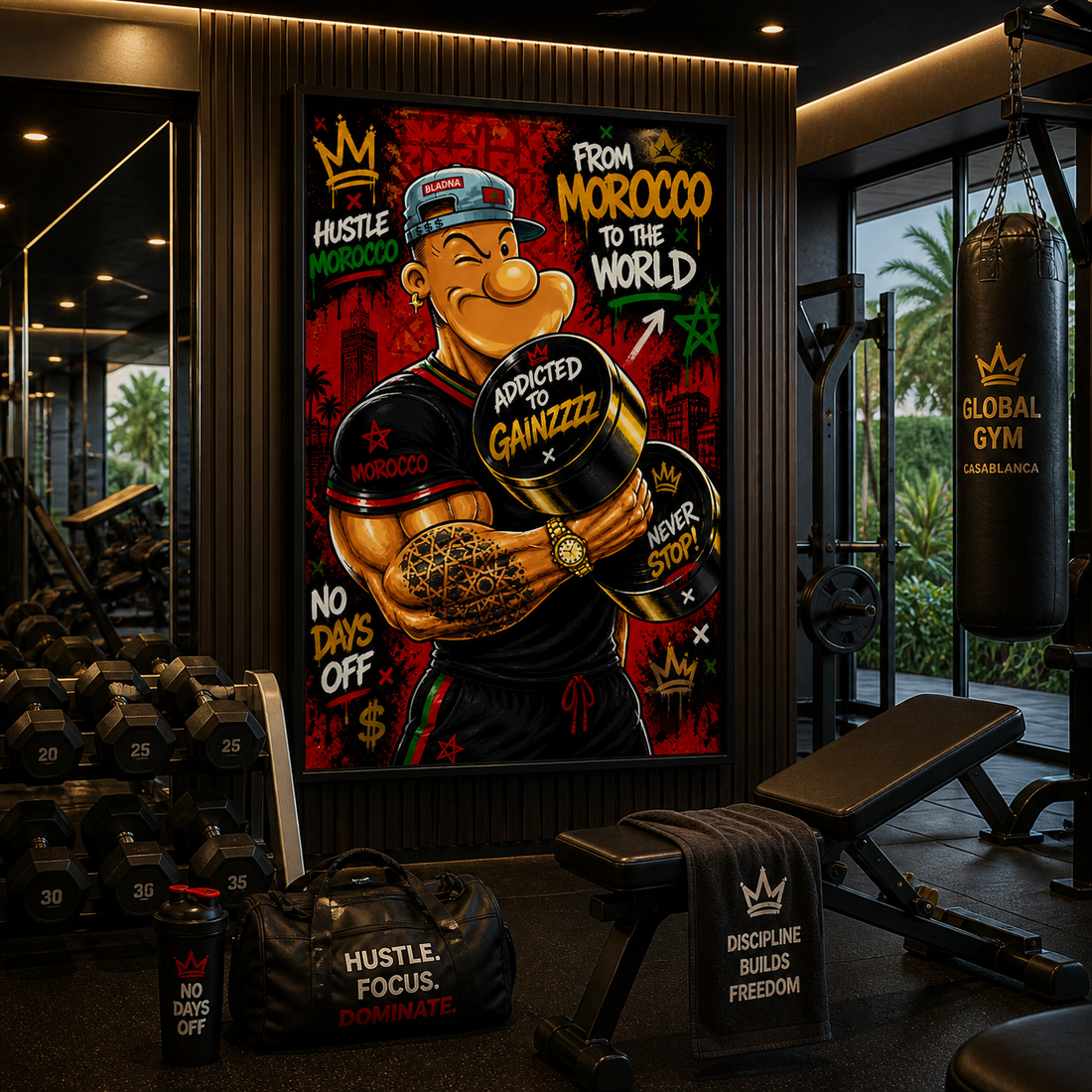 Moroccan Painting – Musclor Pop Art