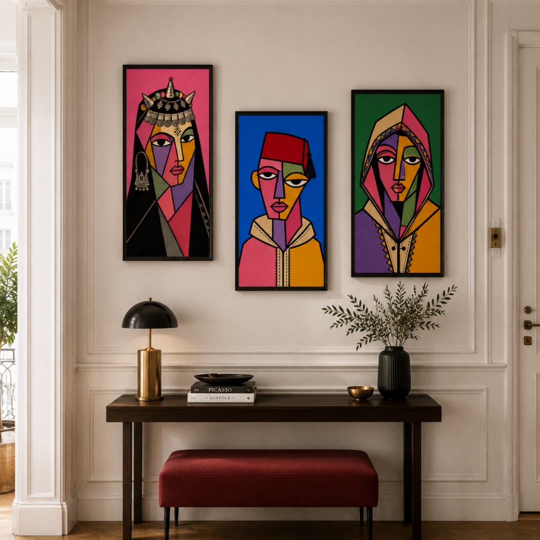 Triptych Paintings - Picasa Trio