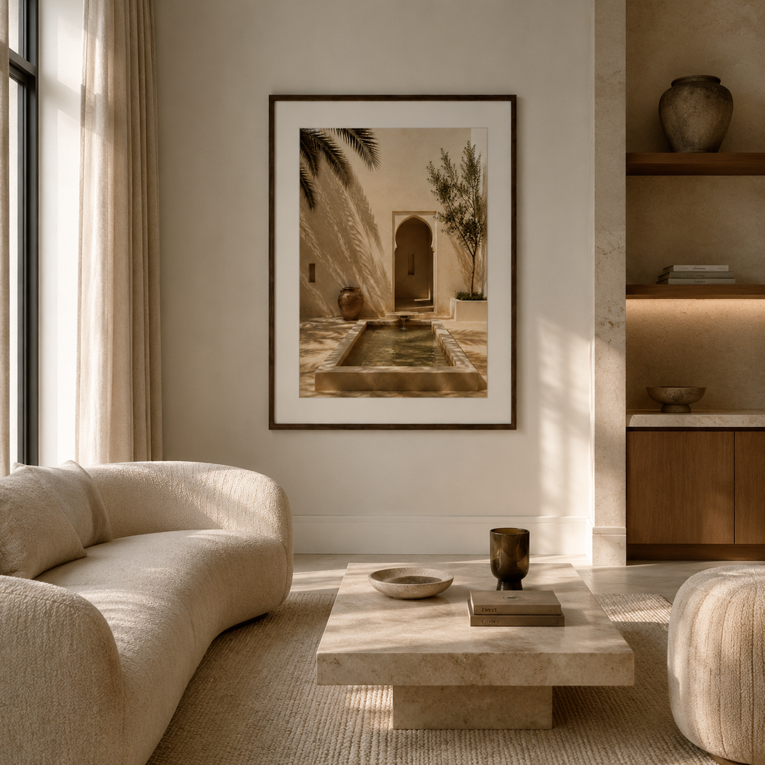 Tableau encadré Marocain – Patio Secret