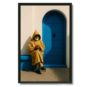 Tableau marocain – vieil homme Marocain