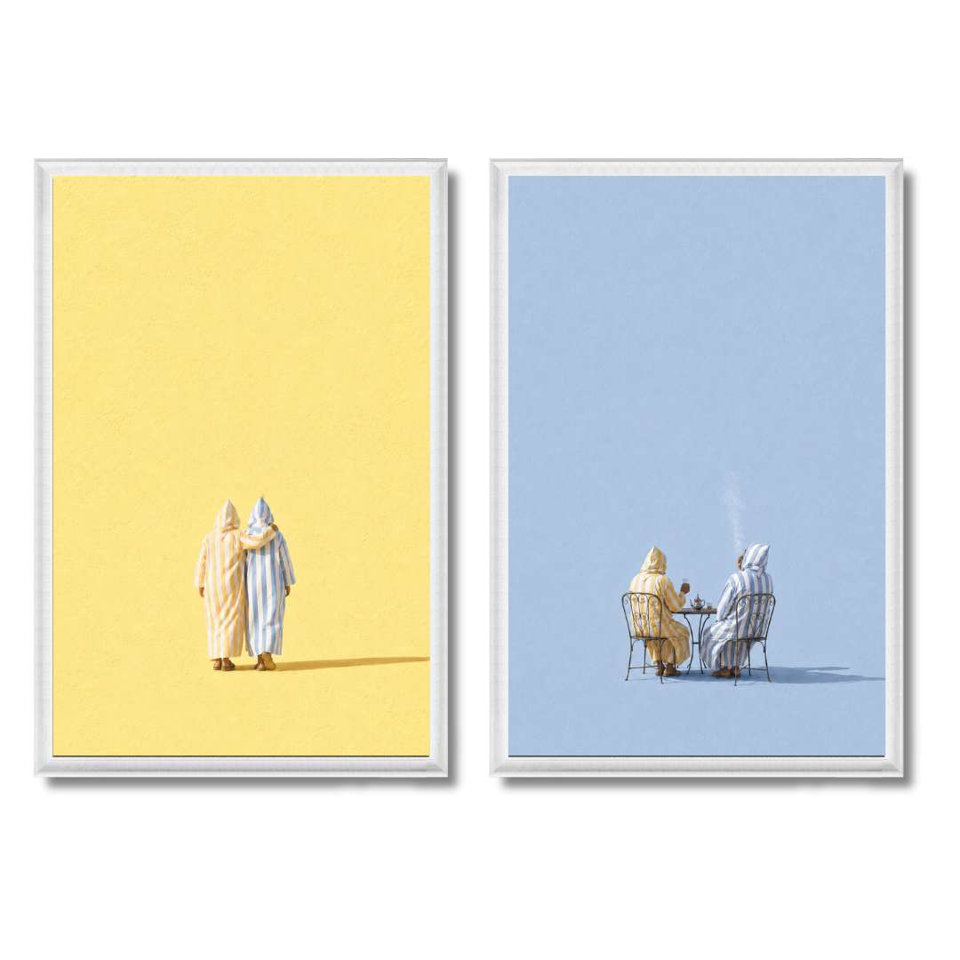 Duo Paintings - The Colleagues.