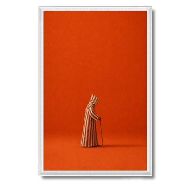Moroccan painting – The Hajj - Terracotta