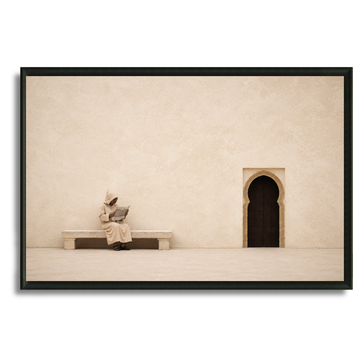 Moroccan painting – The bench.
