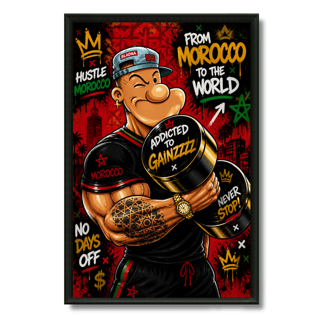 Moroccan Painting – Musclor Pop Art