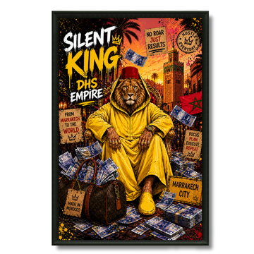 Moroccan Painting – Pop Art Lion