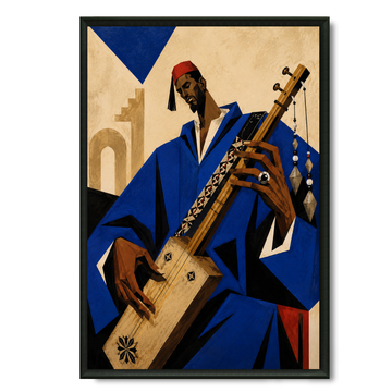 Moroccan Painting - Geometric Gnawa
