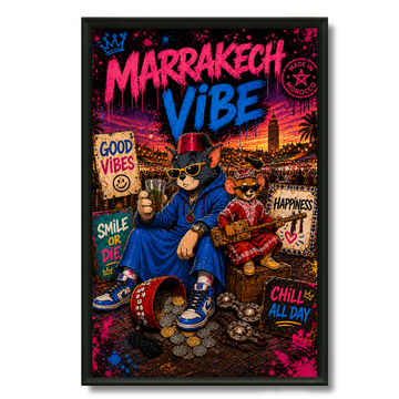 Moroccan Painting – Marrakech Pop Art Vibe