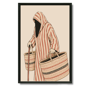 Moroccan Painting – Lhajja Illustration