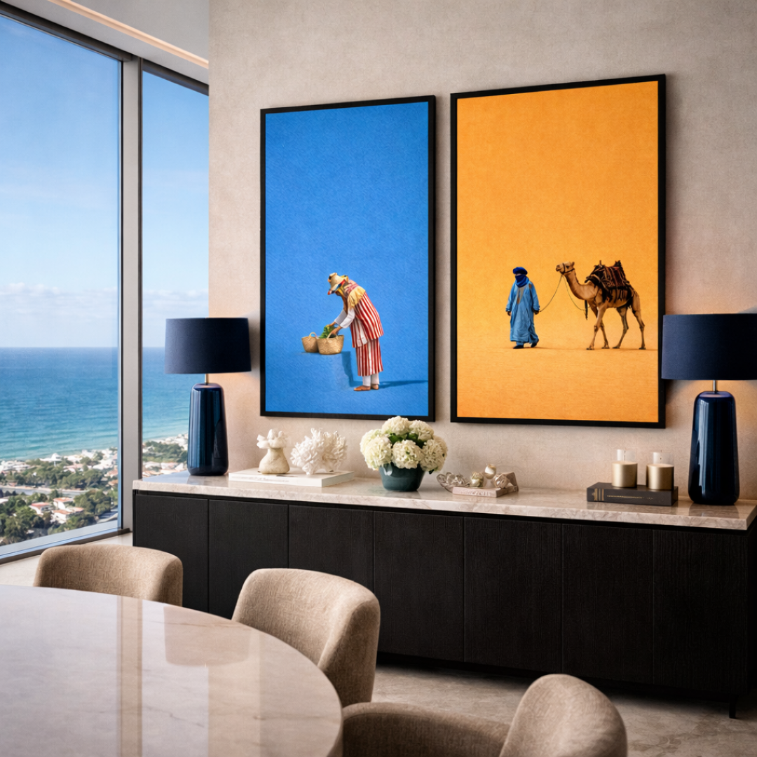 Duo Paintings - Delicacies of Morocco