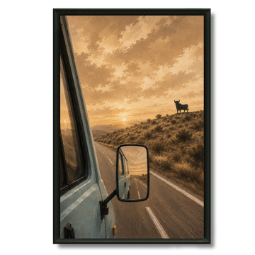 Moroccan painting – Country road