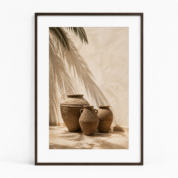 Tableau encadré Marocain – Les Amphores