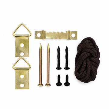 Mounting kit for canvases