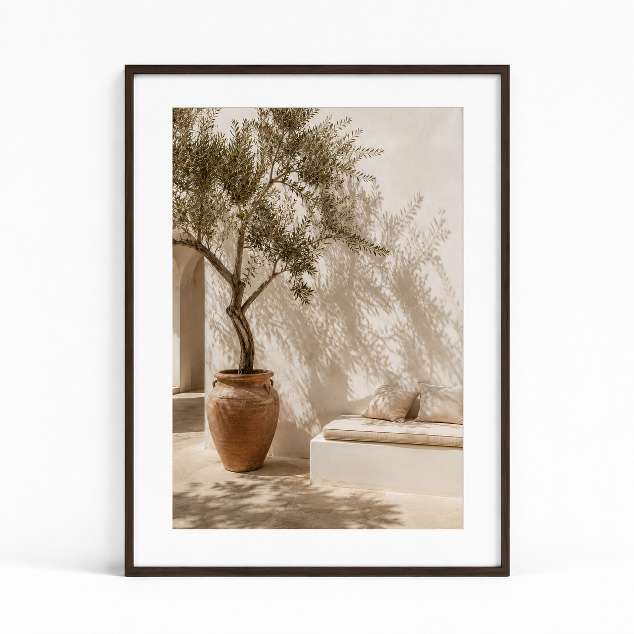Tableau encadré Marocain – Silence d'Olivier