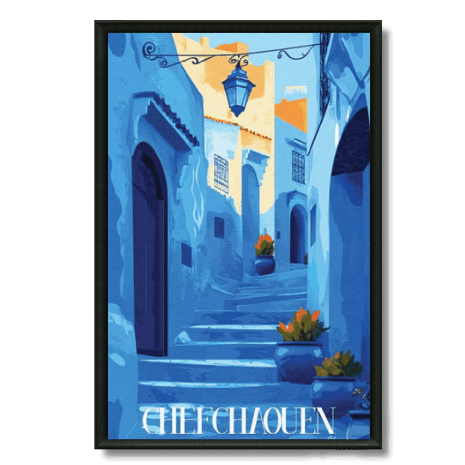 Tableau marocain Chefchaouen, la ville bleue