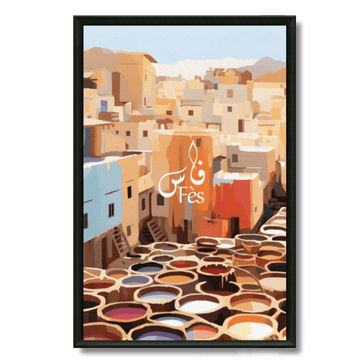 Tableau marocain Fès, doyenne des villes impériales
