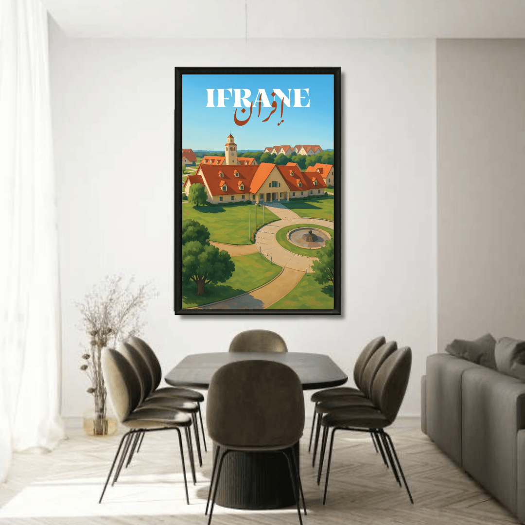 Tableau marocain Ifrane, la petite Suisse du Maroc