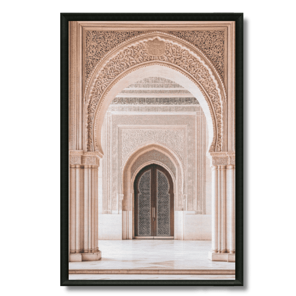 Tableau porte et arcades marocaines architecture