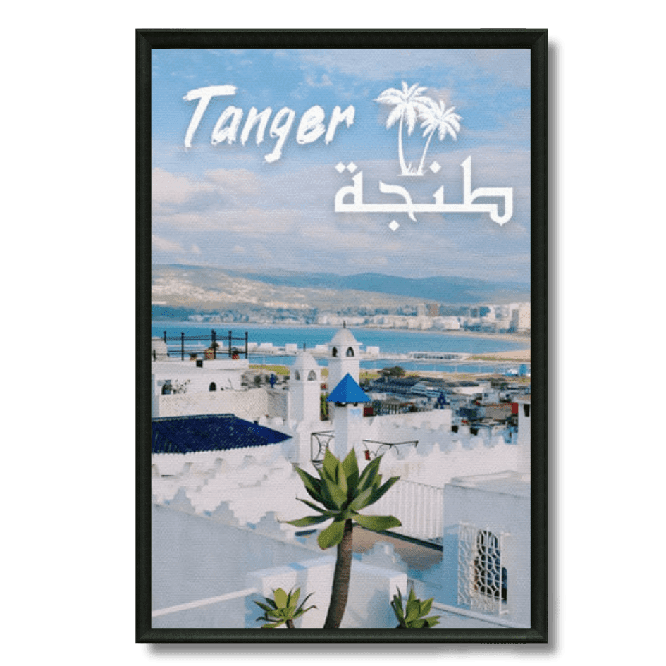 Tableau marocain Tanger, porte entre Afrique et Europe
